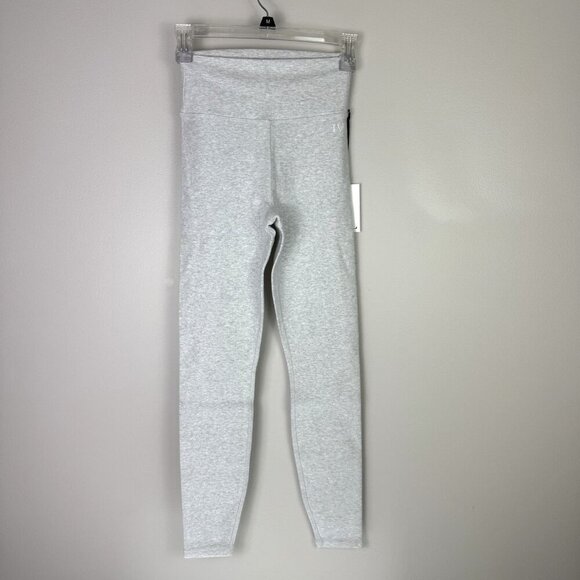 IVL Collective Lounge Legging XS Heather Grey Cotton Jersey High Rise Cozy - Picture 2 of 7